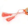 Wild fashionable wholesale bohemian jewelry designers orange color Rope&Seed Beads bracelet